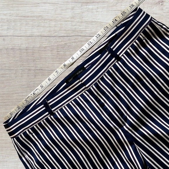 Banana Republic satin stripe double breasted blazer & matching ankle pant - Picture 12 of 16